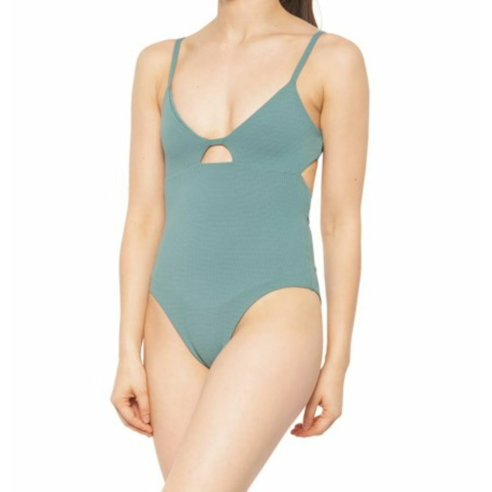 Tavik Women Adrian One Piece Swimsuit Blue Green Textured XS TVK-WOPA2004-XS-BGR
